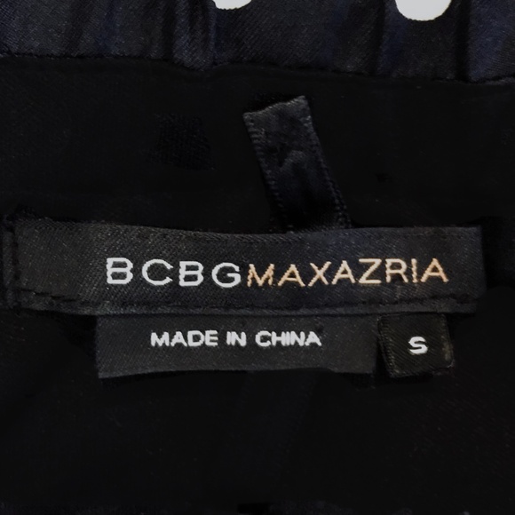 BCBGMaxAzria: Flirty Silk Cocktail Dress–polka dot with bubble skirt - Picture 7 of 7